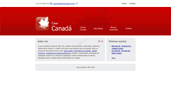 Desktop Screenshot of casacanada.com.br
